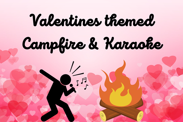 Valentines themed Campfire & Karaoke Photo