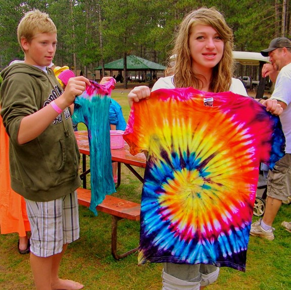 Tie-Dye T-Shirts* (available on Artistic Jamboree Weekend)
