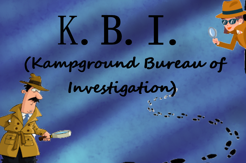 K.B.I. (Kampground Bureau of Investigation) Photo