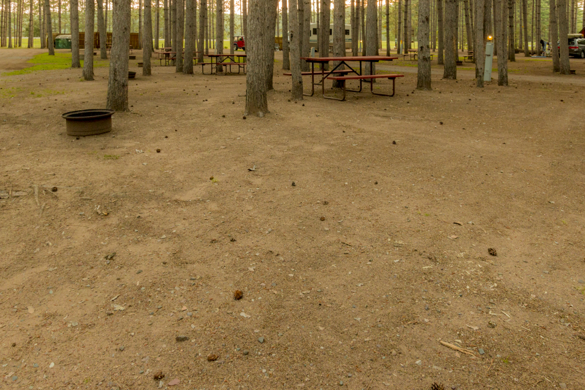 Our beautiful, clean RV sites accommodate every type of camper.  Back-ins, pull-throughs, full hookups or water/electric.  All are family ready with picnic tables, fire rings and the north-woods setting.  Choose your site today!