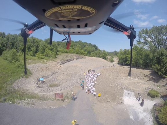 Get your picture taken by our Diamond Copter