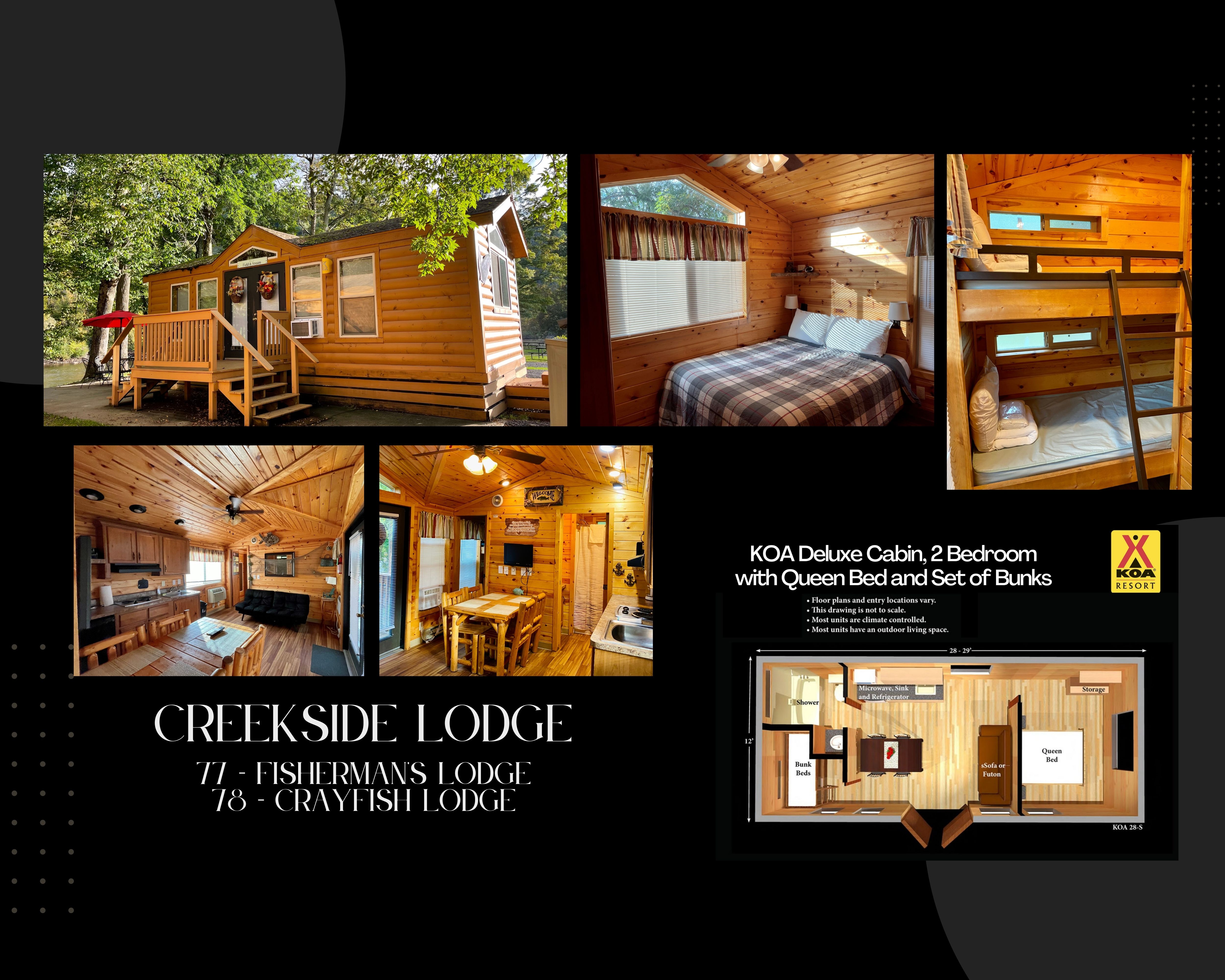 Herkimer, New York Lodging Herkimer Diamond KOA Resort