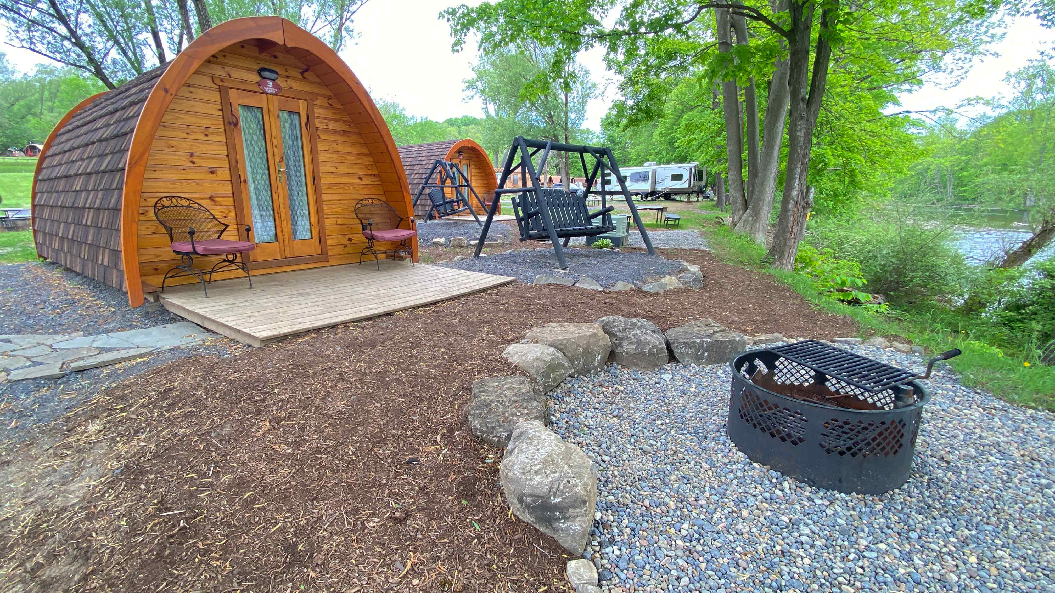 Herkimer, New York Lodging Herkimer Diamond KOA Resort