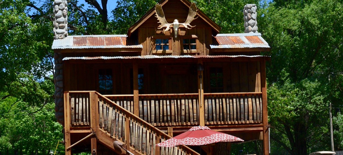 Great American Mining Treehouse exterior