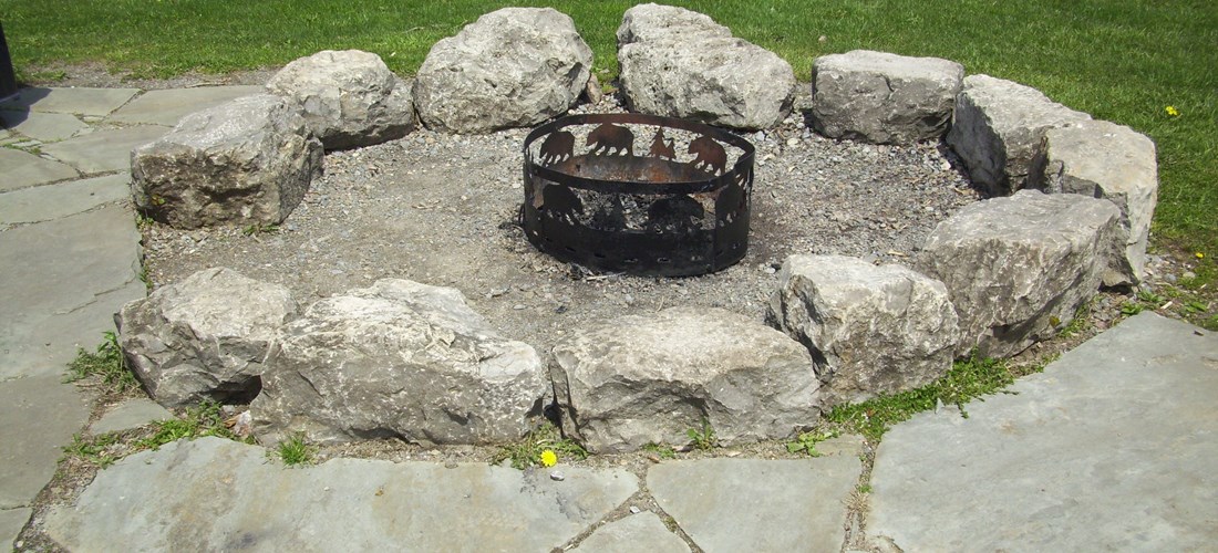 Solar Lodge fire ring