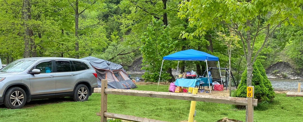 Deluxe Creekside Tent Site
