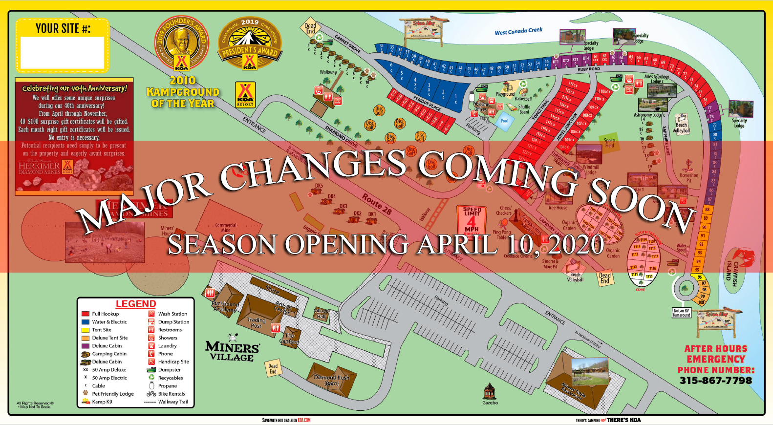 Ratings and Reviews for the Herkimer Diamond KOA Campground & RV Park