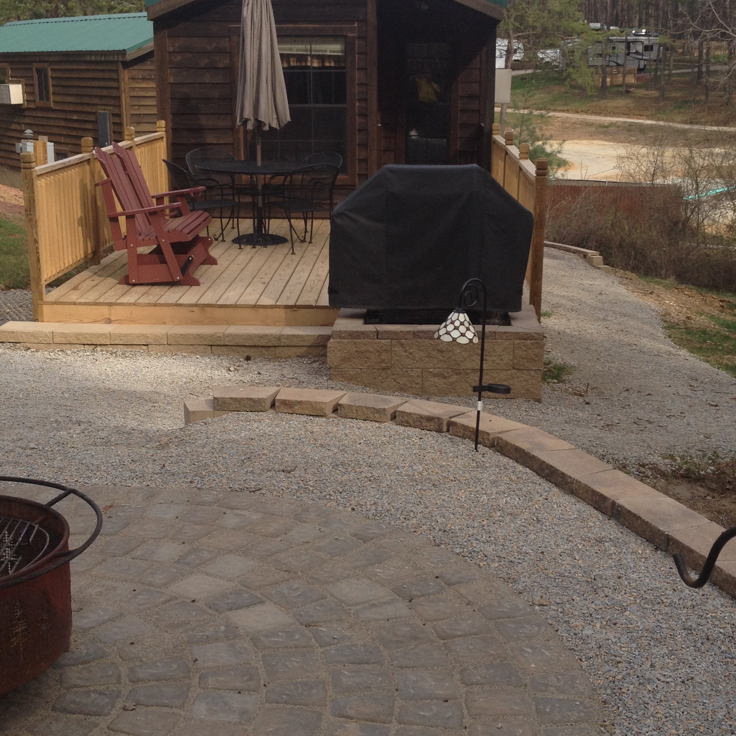 Scenic View Couples Cabin Fire Pit/Outdoor Space