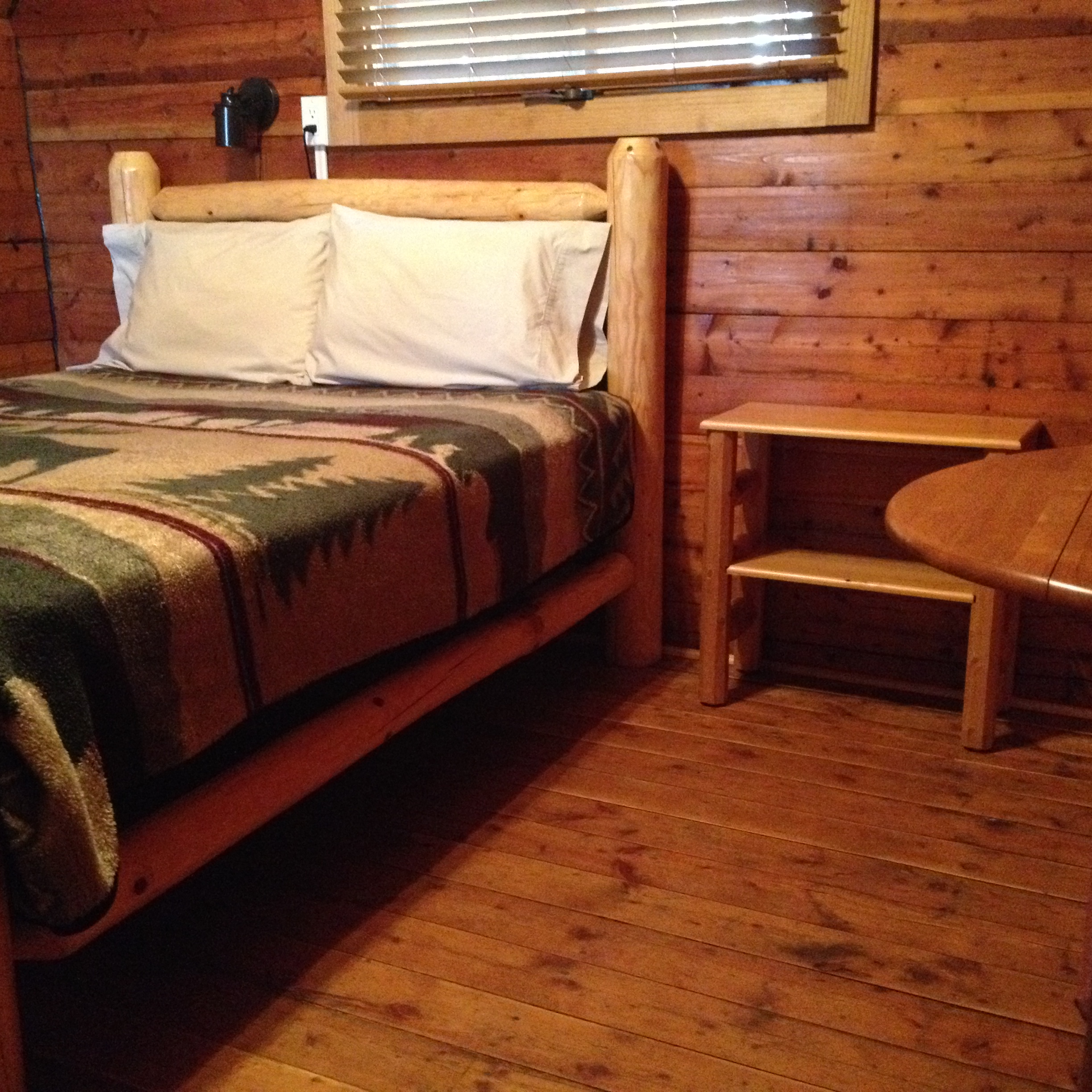 Couples Camp Cabin with Queen Bed -  Includes Bed Linens