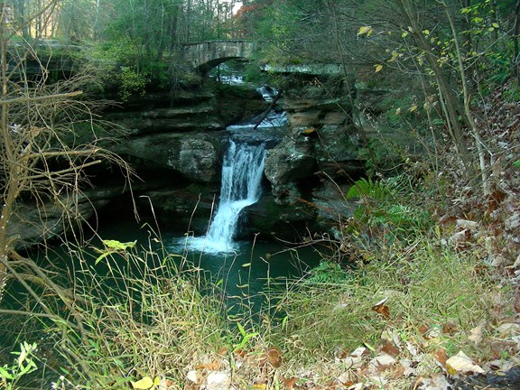 Upper Falls at Old Mans Cave