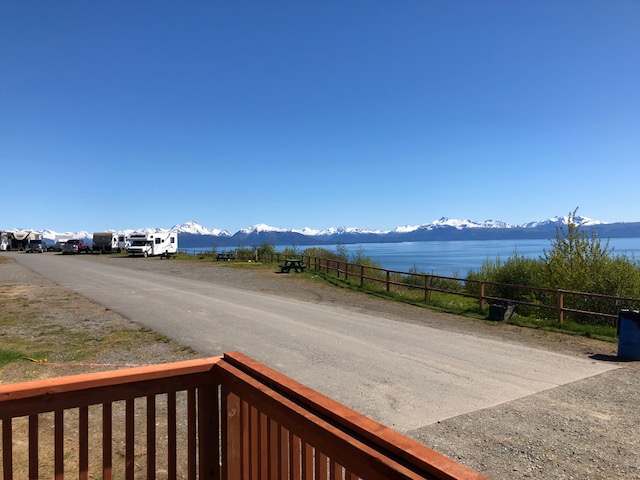 View from deck of our accessible Kabin.
