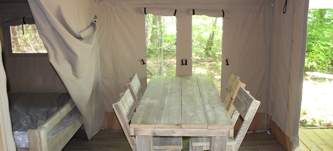 Glamping Tent Table