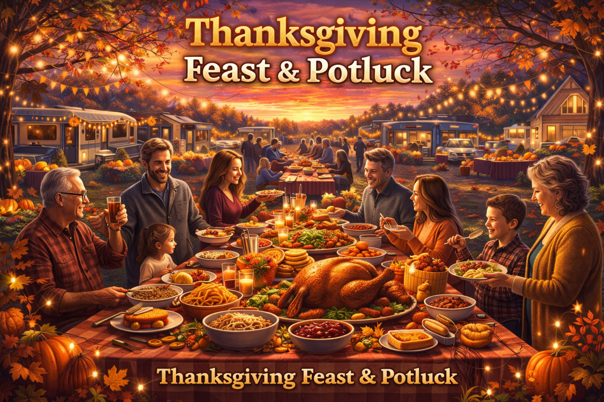 Thanksgiving Feast & Potluck Photo
