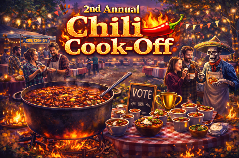 2nd Annual Chili Cook-off		5 pm - 8pm Chili Cook-off Photo