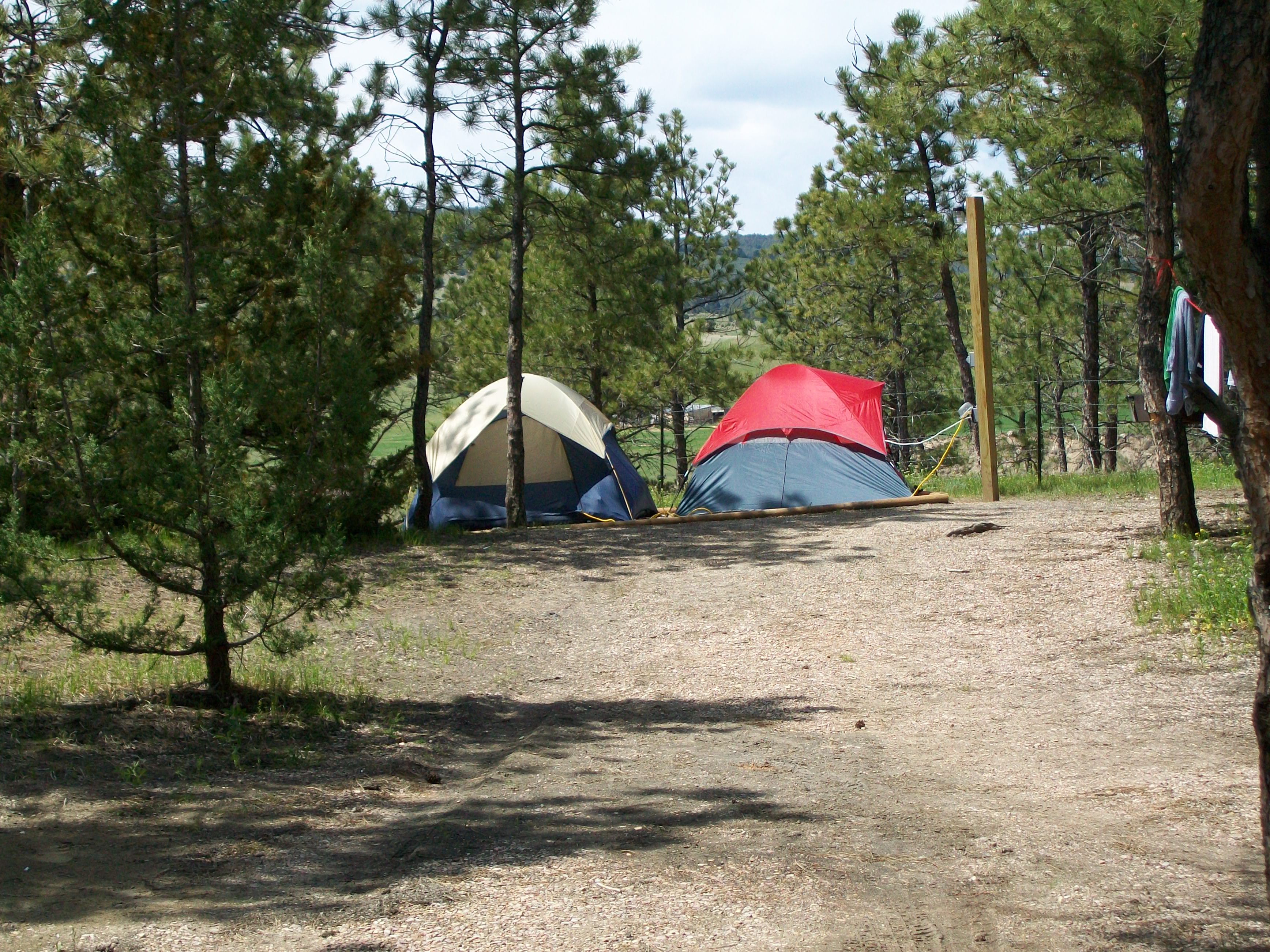 Hot Springs, South Dakota Tent Camping Sites Hot Springs SD / Black