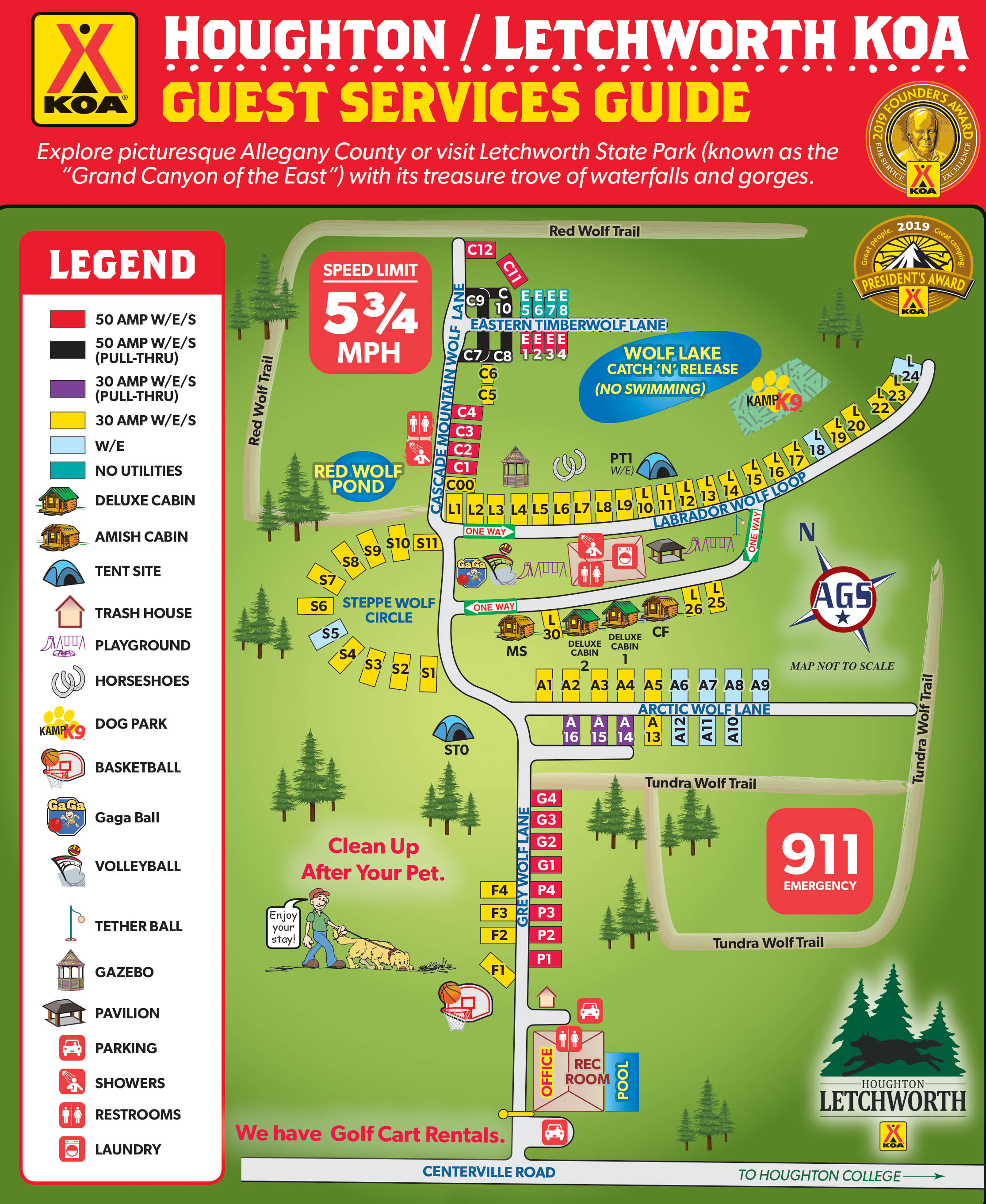 Houghton, New York Campground Houghton / Letchworth KOA