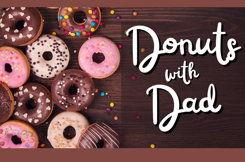 Donuts with Dad Photo