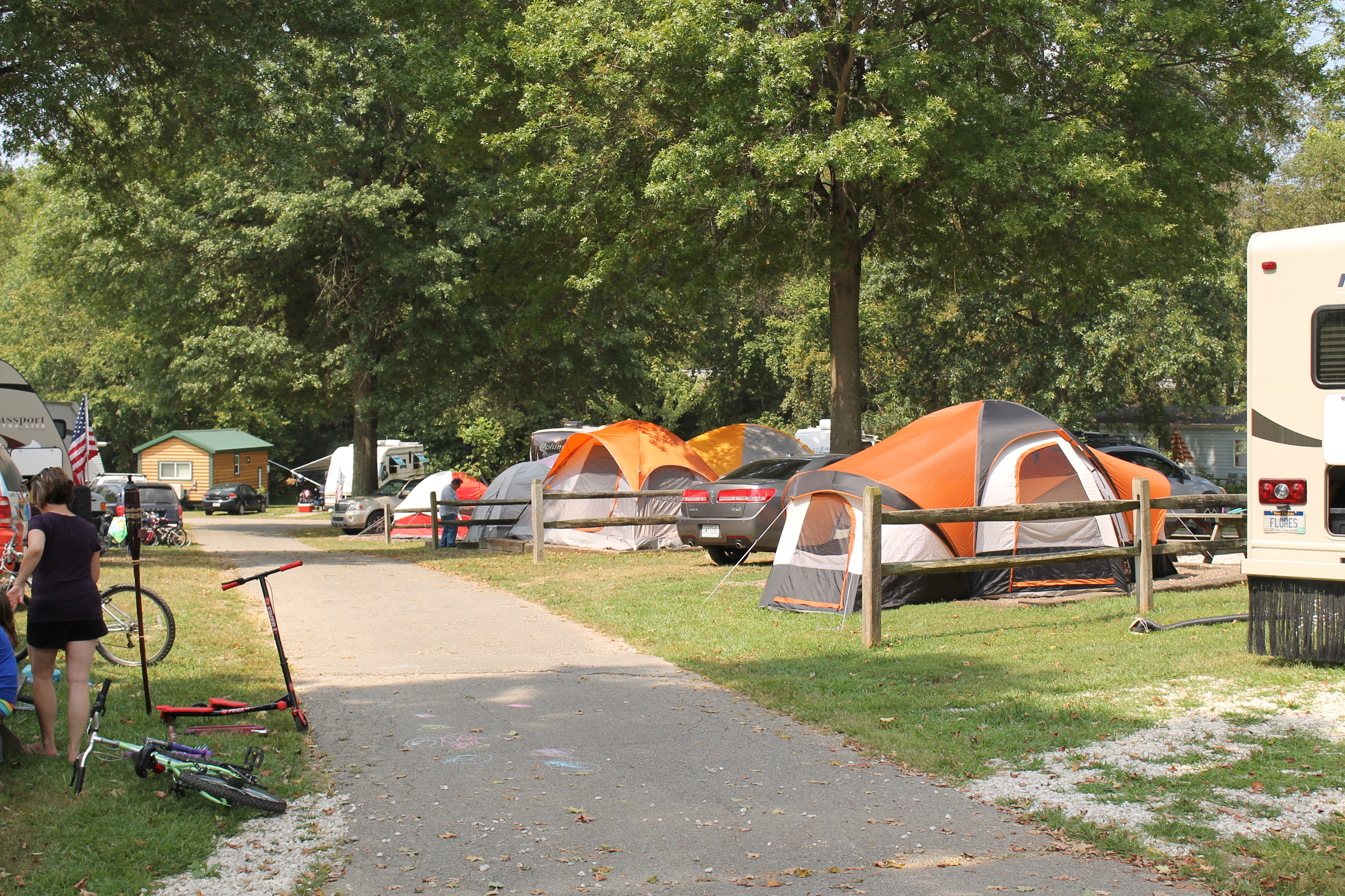 Milton, West Virginia Tent Camping Sites Huntington / Fox Fire KOA Holiday