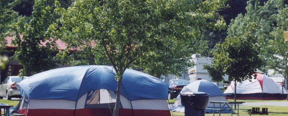 Tent site,  popup, or trailer site with water and electric