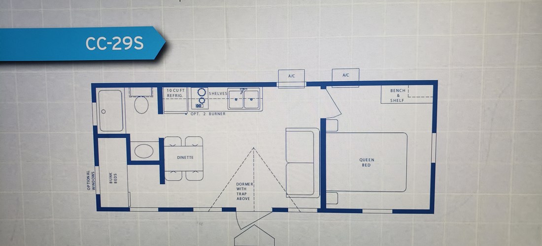 Deluxe Cabin Floorplan