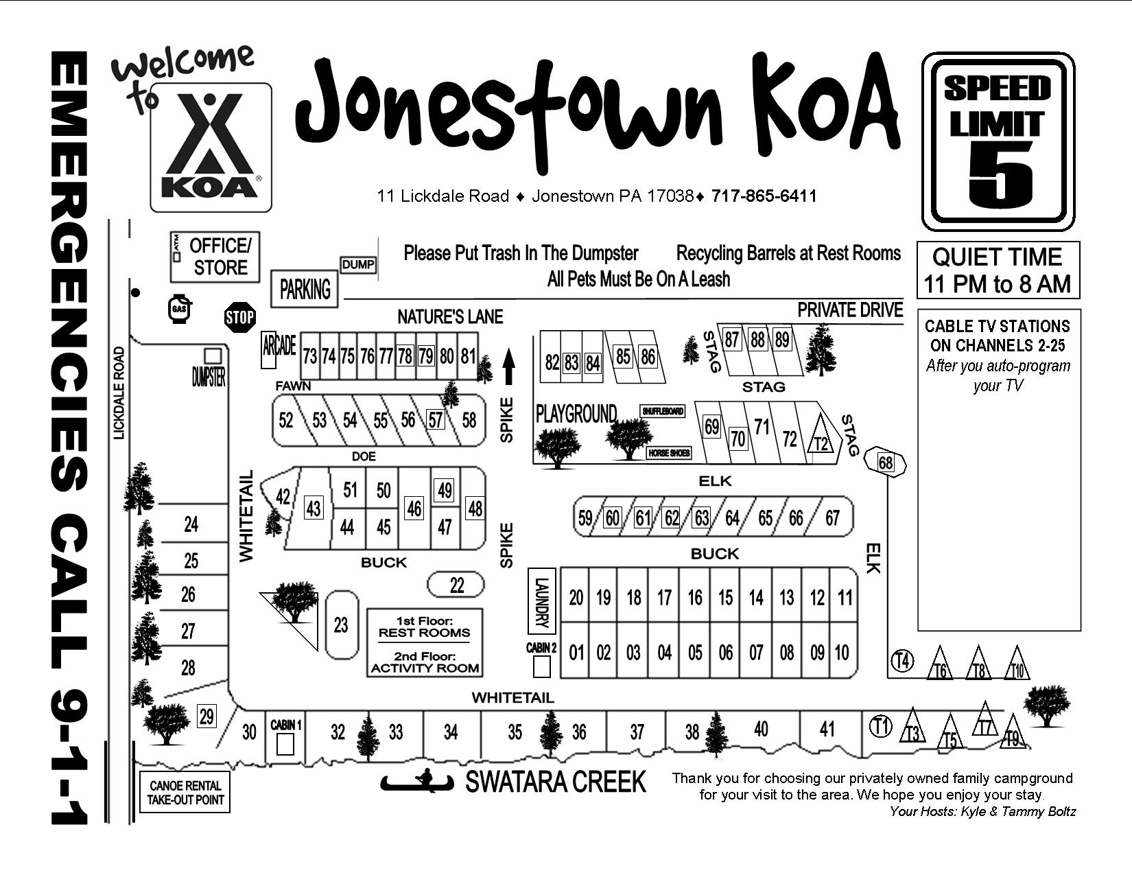 Jonestown Pennsylvania Tent Camping Sites Jonestown Hershey