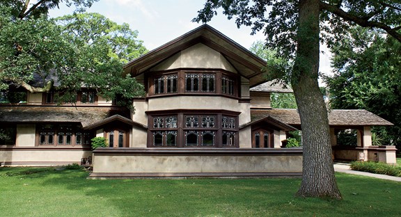 Frank Lloyd Wright Houses in Historic Kankakee Riverview