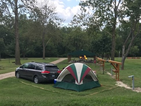 Lawrence, Kansas Tent Camping Sites Kansas City West / Lawrence KOA