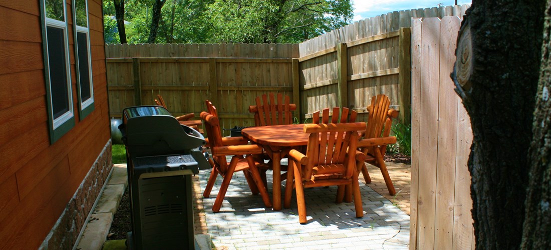 Patio on Deluxe Cabin