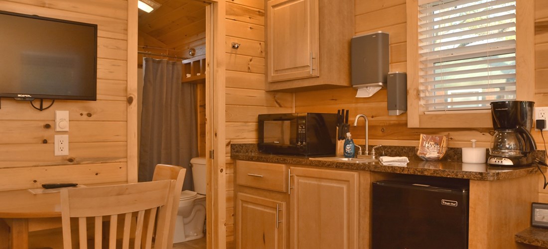 Kitchen in Deluxe cabin
