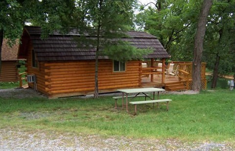 2 room camping cabin