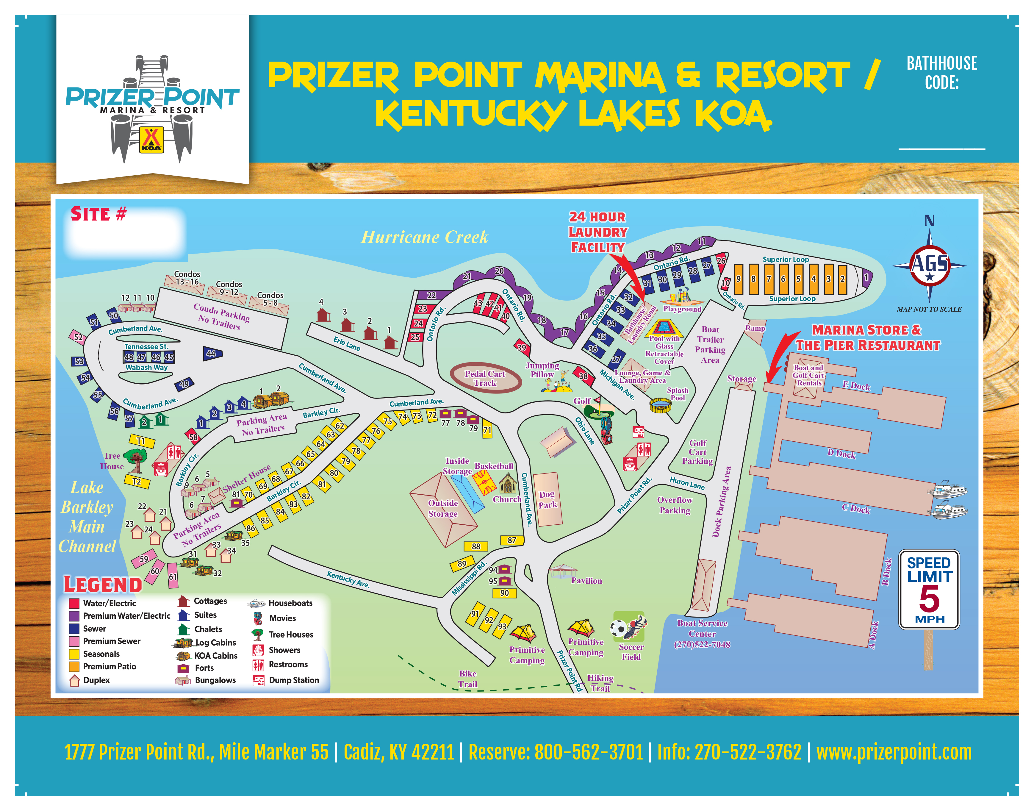 Prizer Point Koa Map