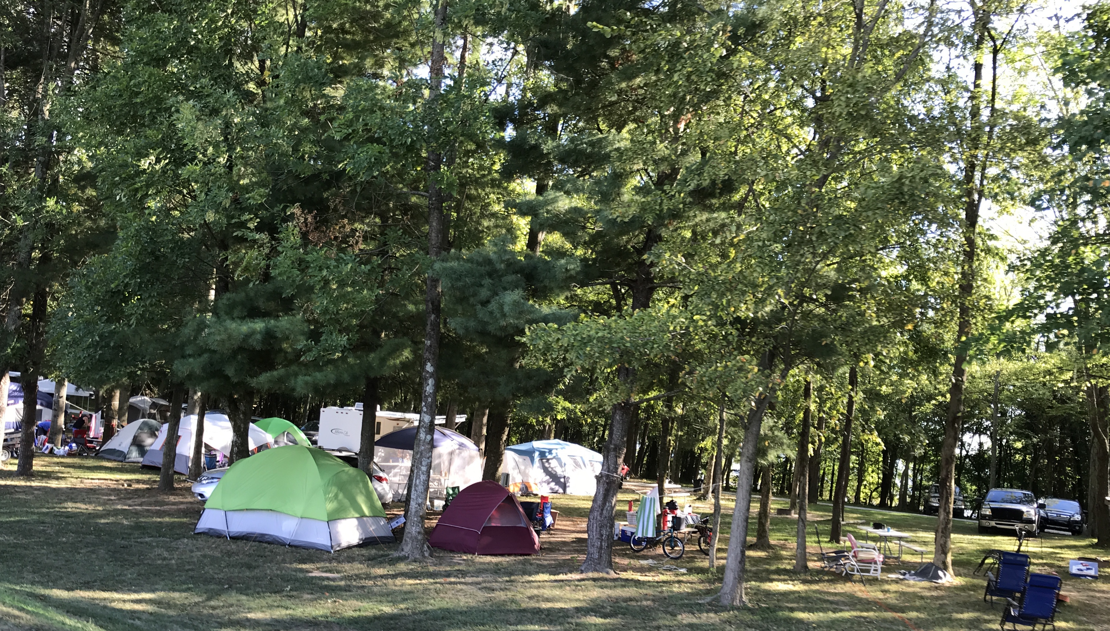 Tent Site Camping Kentucky Lakes / Prizer Point KOA