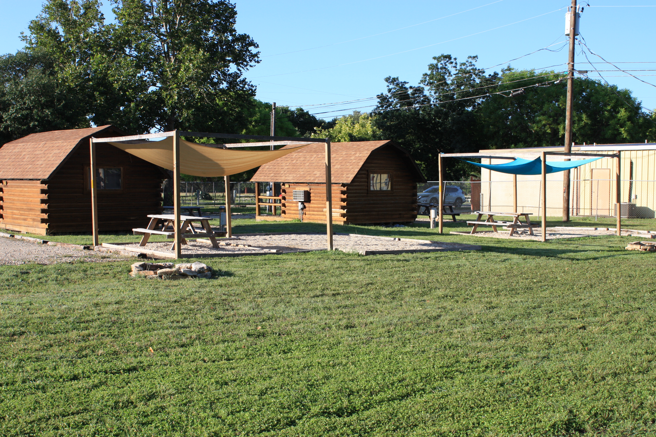 Deluxe Water & Electric Tent Site.