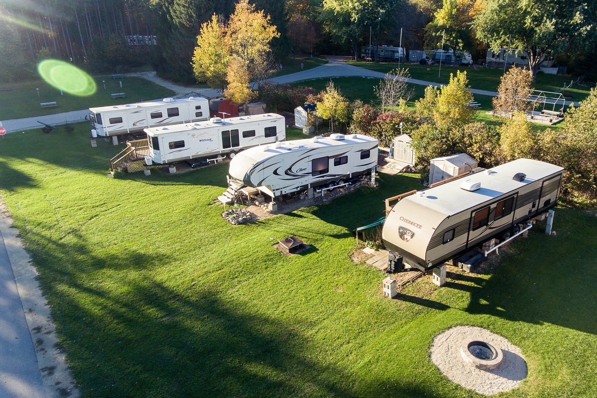 Glenbeulah, Wisconsin Lodging Fond du Lac East / Kettle Moraine KOA
