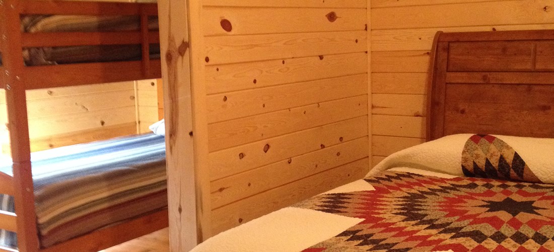 Private Bedroom in Poolside Cabin