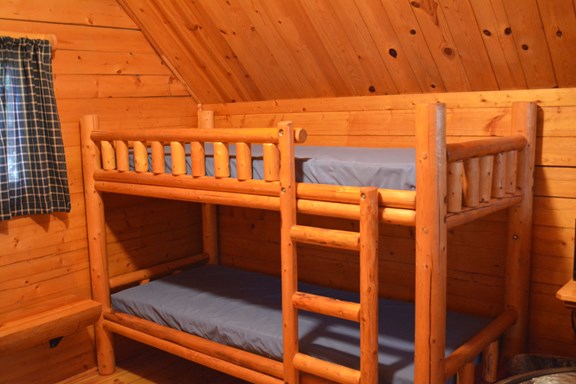 Bunk Beds in Camping Cabin