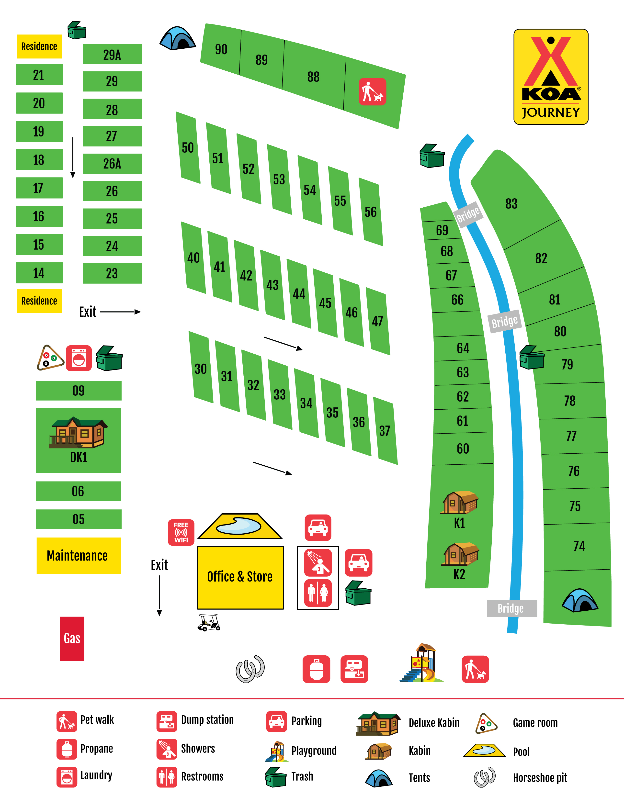 Klamath Falls, Oregon RV Camping Sites Klamath Falls KOA