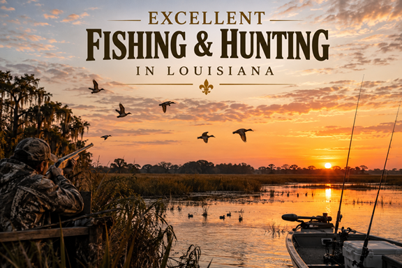 Excellent Fishing & Hunting