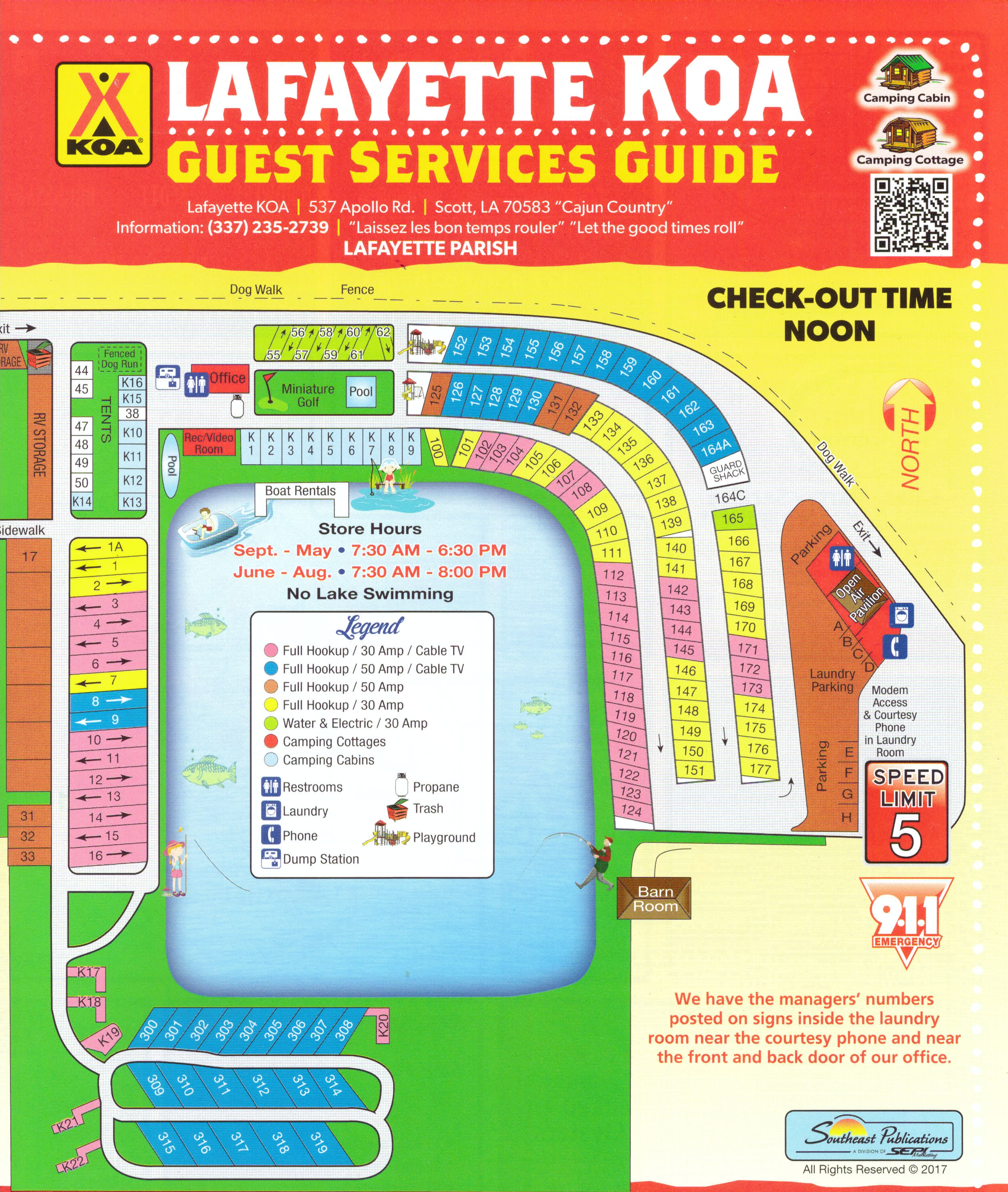 Scott, Louisiana Campground Lafayette KOA