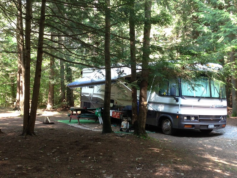 Lake Luzerne, New York RV Camping Sites Lake / Saratoga KOA