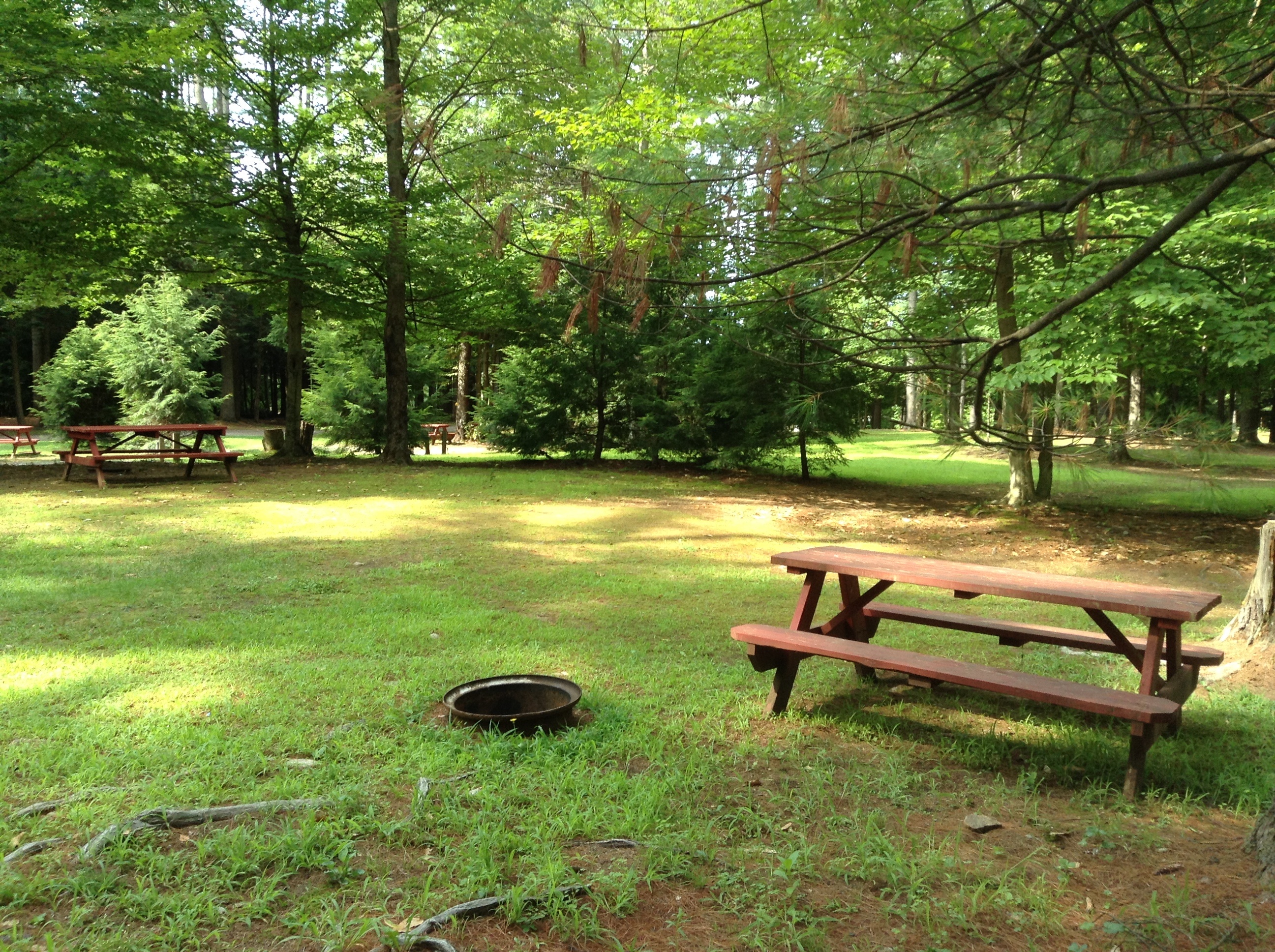 Lake Luzerne, New York Tent Camping Sites Lake / Saratoga KOA