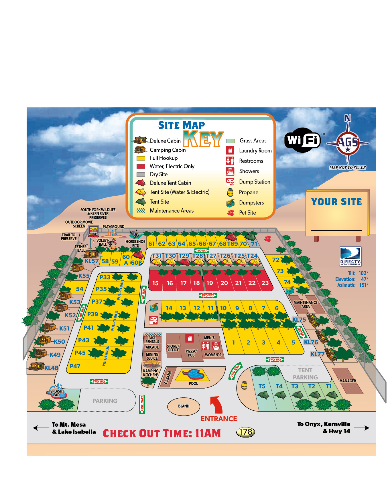 Campground Site Map