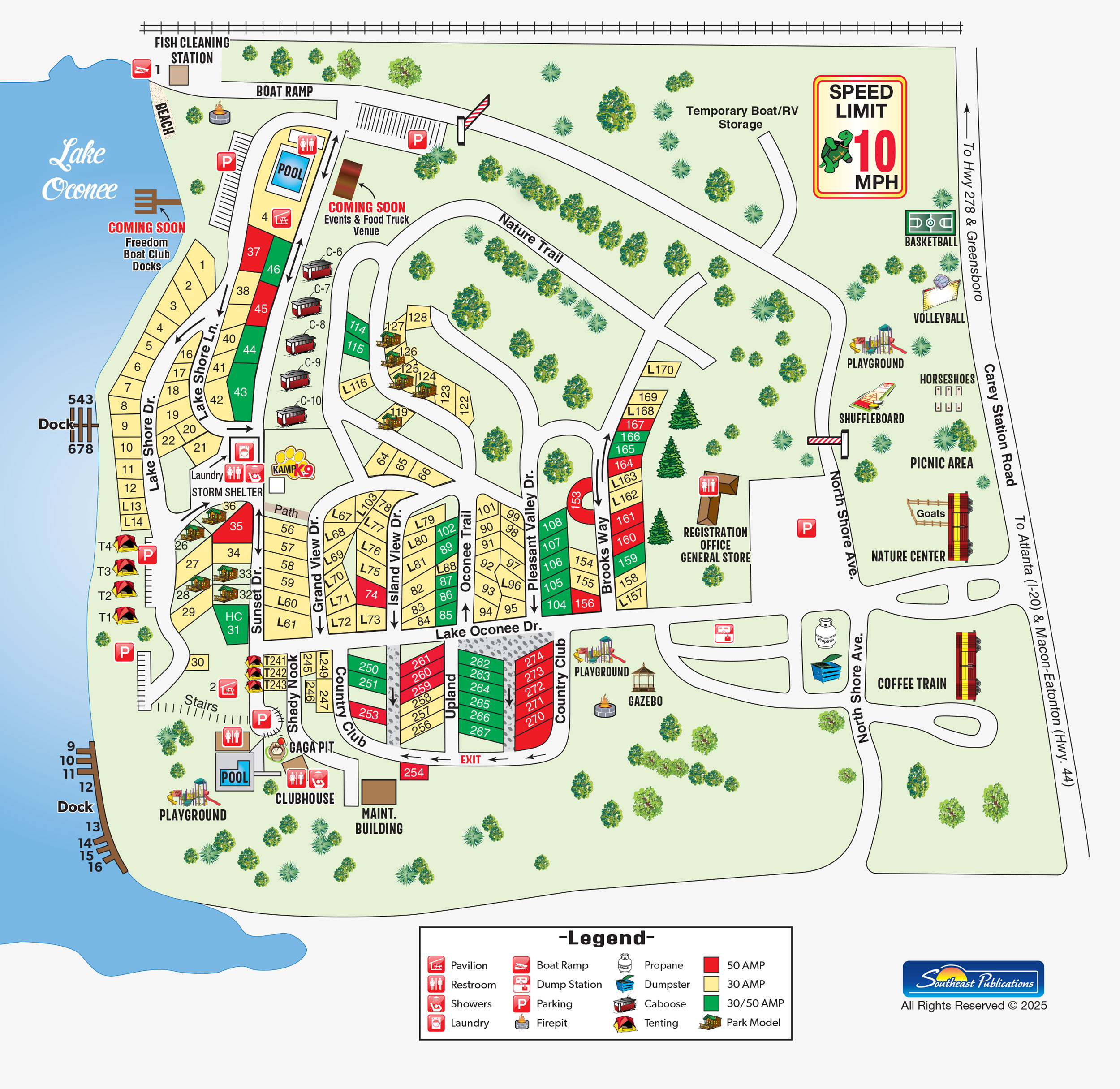 Campground Site Map