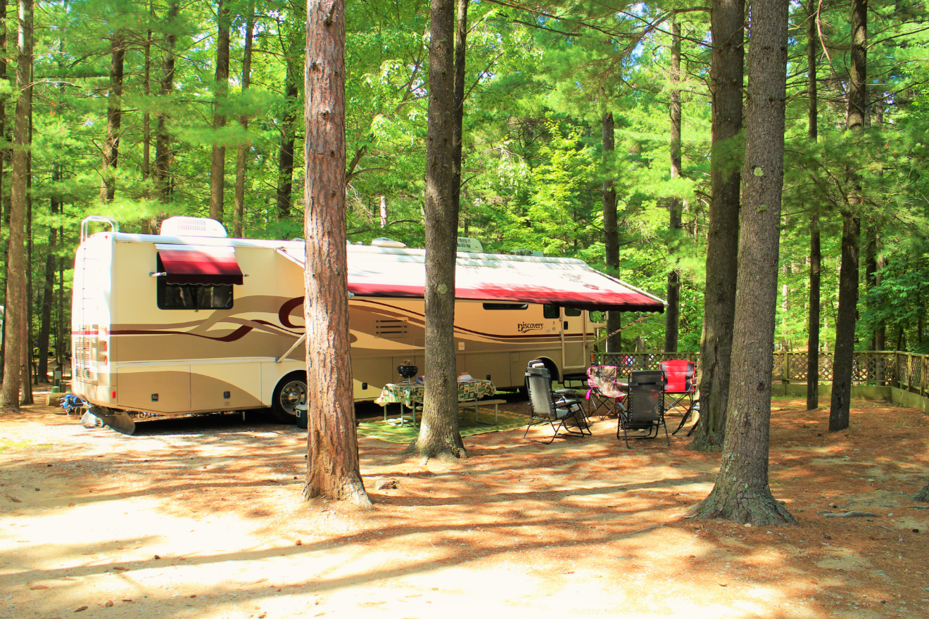 Lake Placid Koa Campground Map Pull Thru & Back In Rv Camping Sites In Lake Placid, Ny
