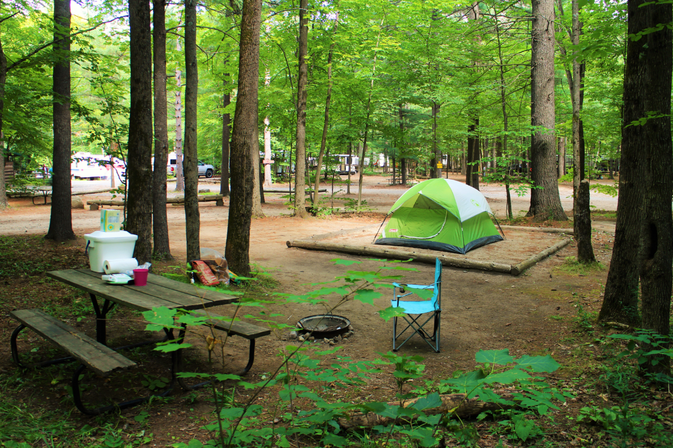 Tent Camping Sites Lake Placid/Whiteface Mtn KOA Holiday