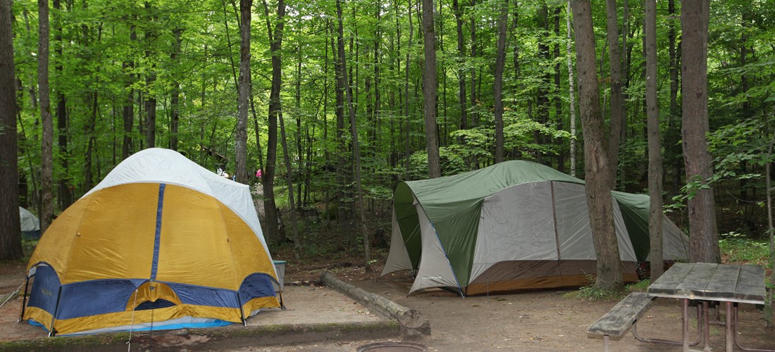 Tent site, no hookups
