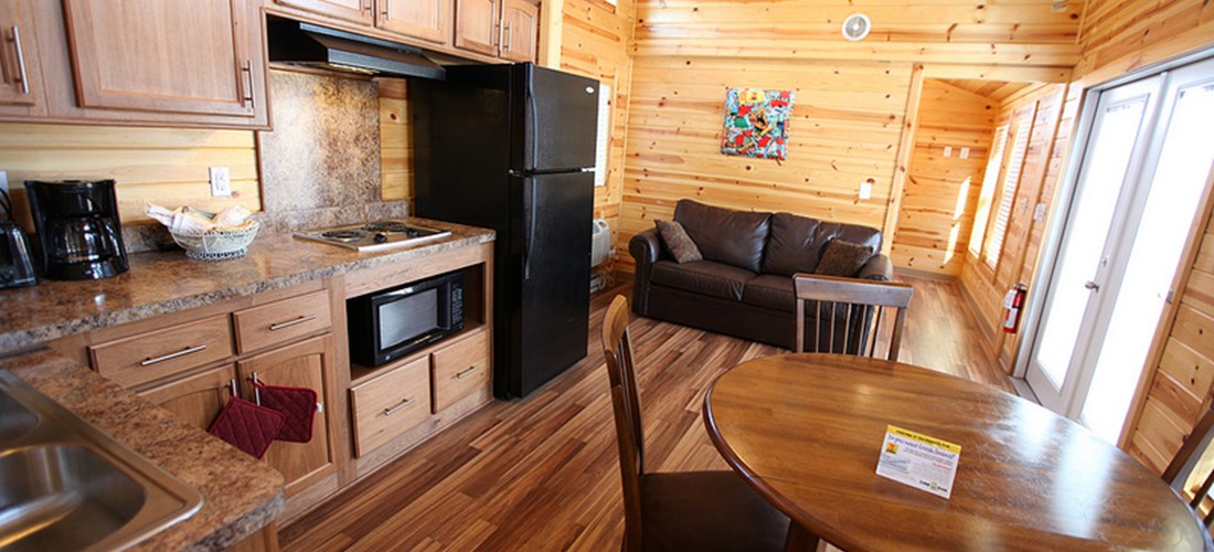The kitchen is well appointed for your stay.