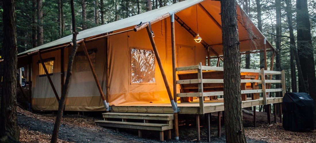 Glamping at Lake Placid/Whiteface Mtn. KOA