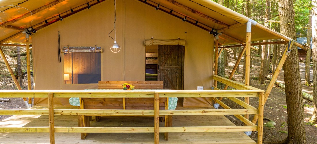 Glamping Tent porch