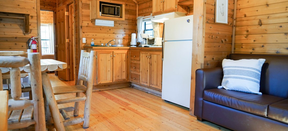 Kitchen in the cabin